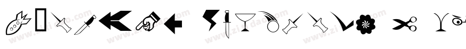 A&L Dingbats 1 Normal字体转换